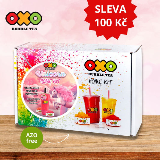 OXO HOME KIT - UNICORN - domácí sada na přípravu bubble tea