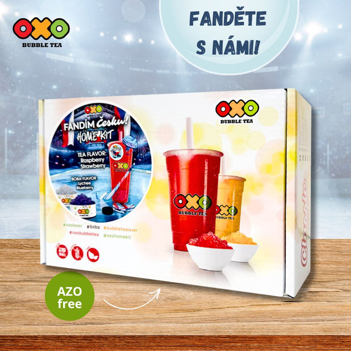 OXO HOME KIT - OXO FANDÍ HOKEJI! 🏒 - domácí sada na přípravu bubble tea