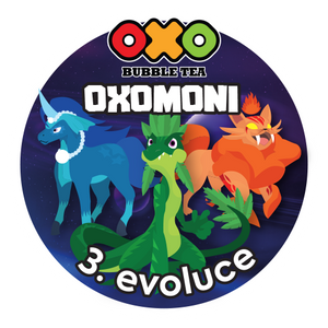 Sticker OXO OXOMON 3 Evoluce- 8ks